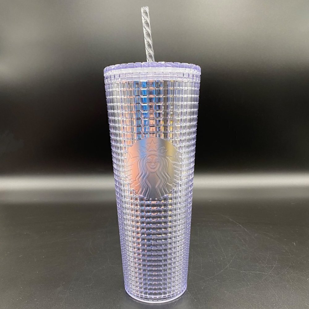 2022 Spring Starbucks Iridescent Unicorn Grid Venti Tumbler 24oz